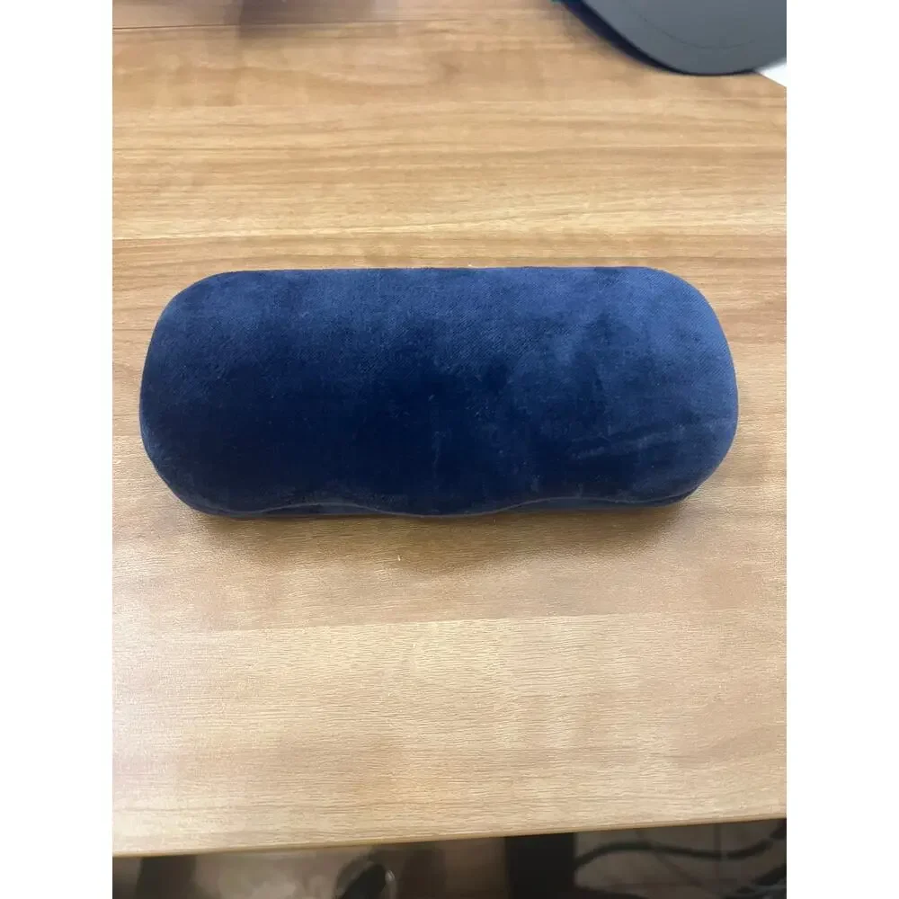 Gucci Navy Blue Velvet Sunglasses Case Red Interior Authentic